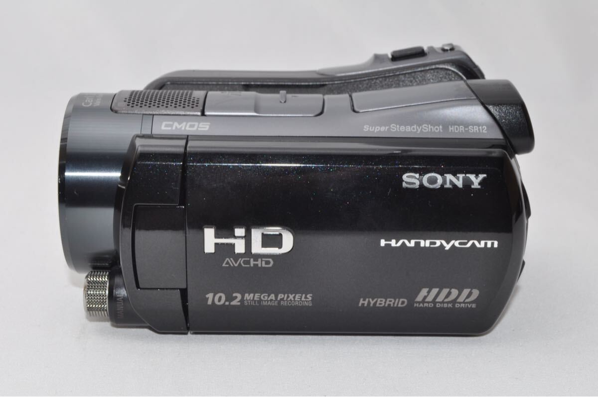 SONY Handycam HDR-SR12 Black Camcorder Video Camera Full HD 12x Zoom Japanese
