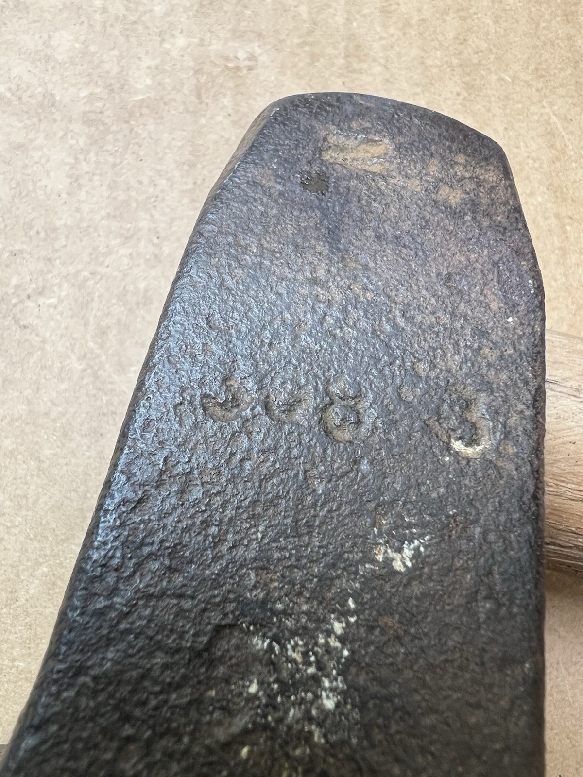 🇺🇸Vintage Devil-Tool Flatter Blacksmith Hammer 4+ Lbs. 3”x 3” Square Face🇺🇸