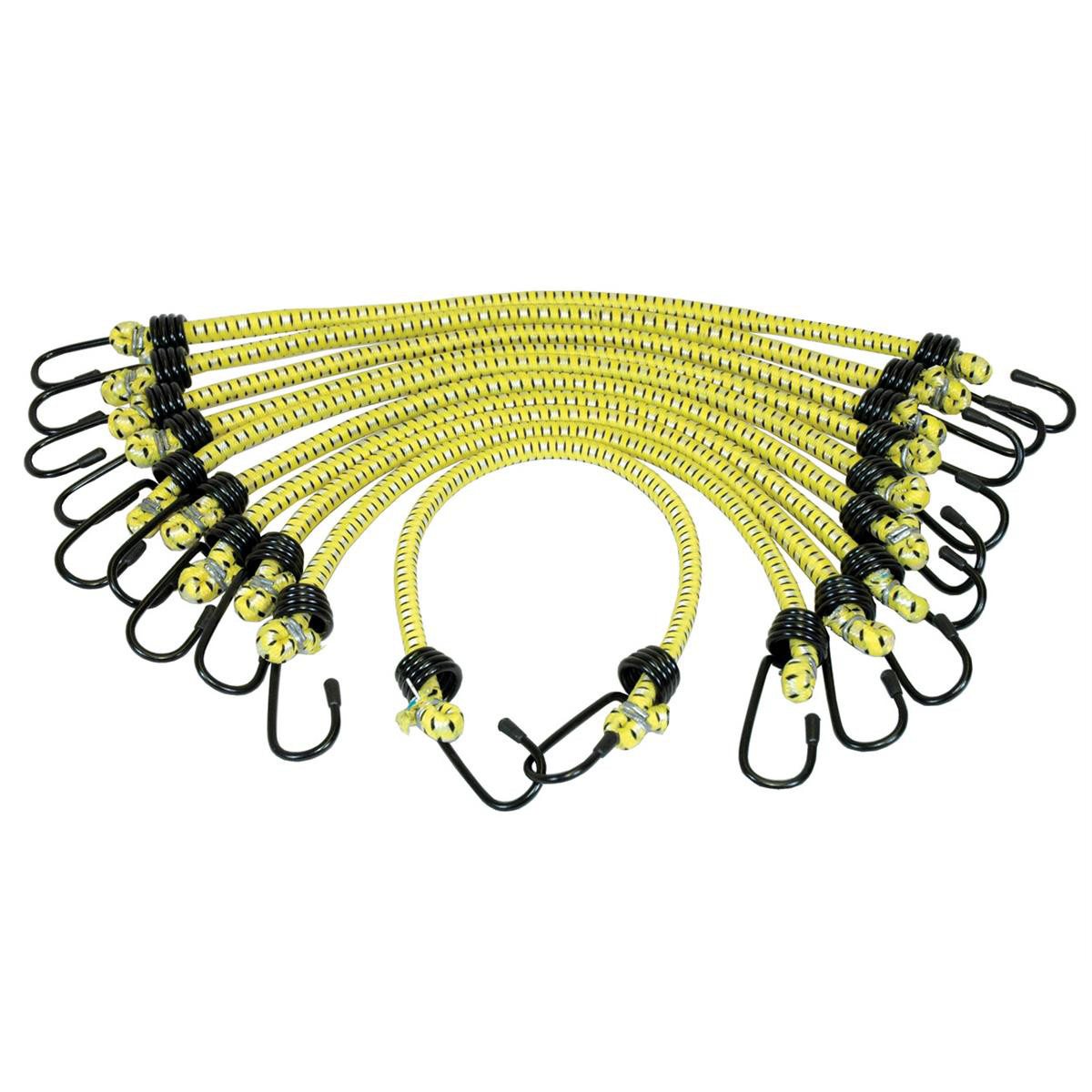 K-Tool 73833 10pk of 13/32" x 40" General Purpose Braided Bungee Cord
