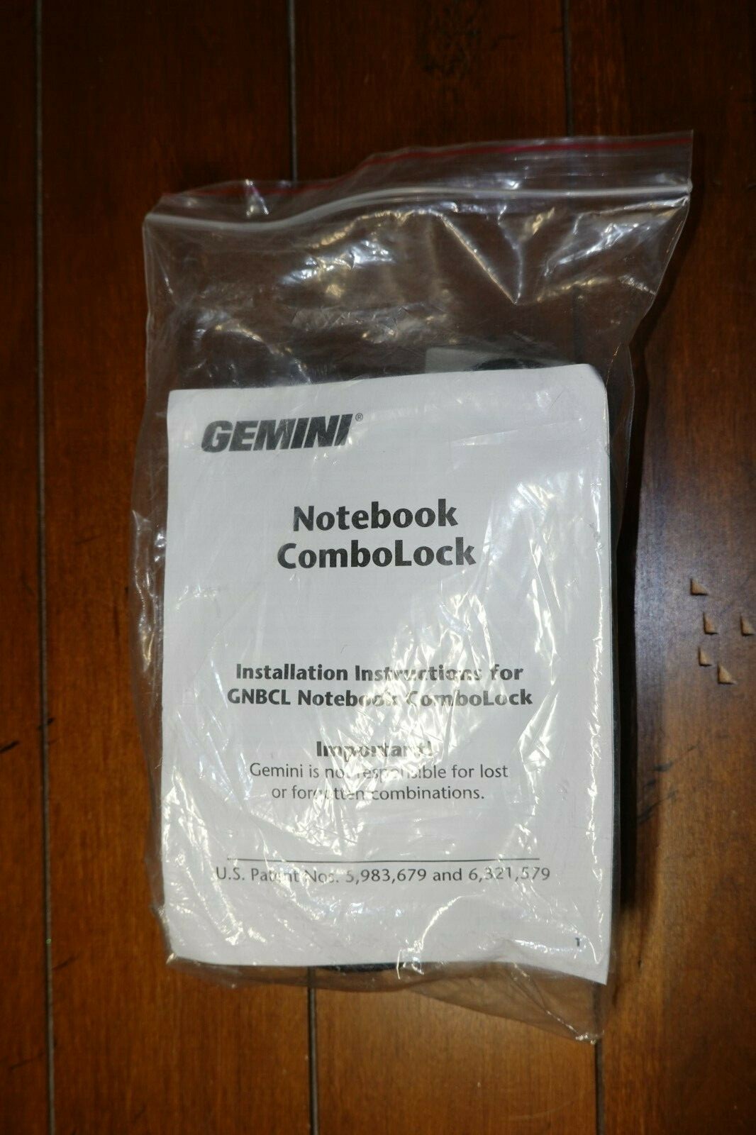 Gemini Notebook / Laptop Combination Kensington Lock