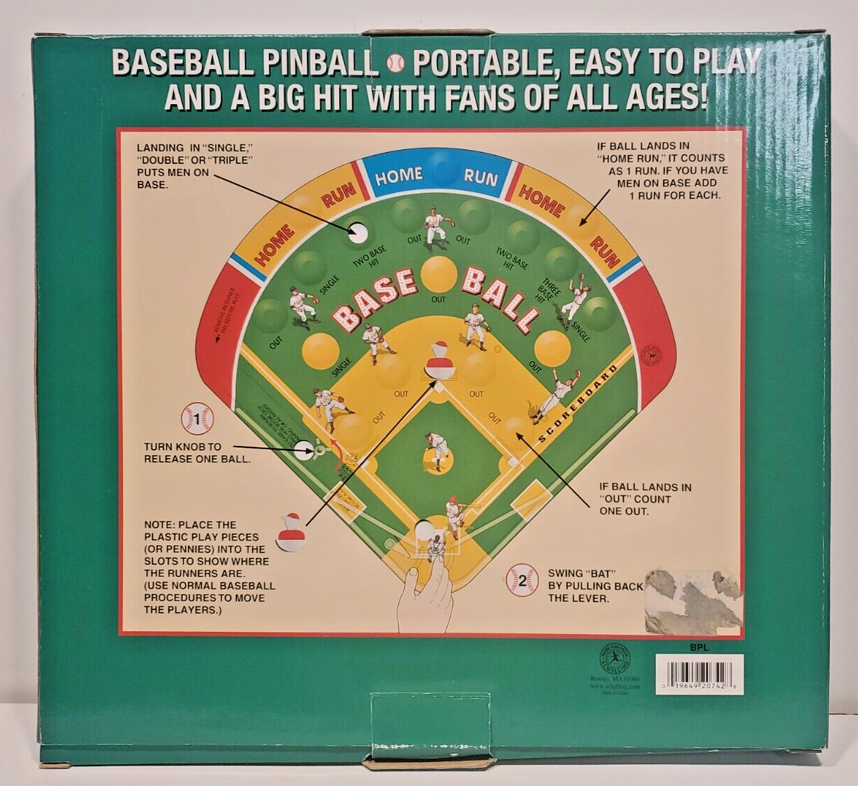 Schylling pinball baseball games (2)