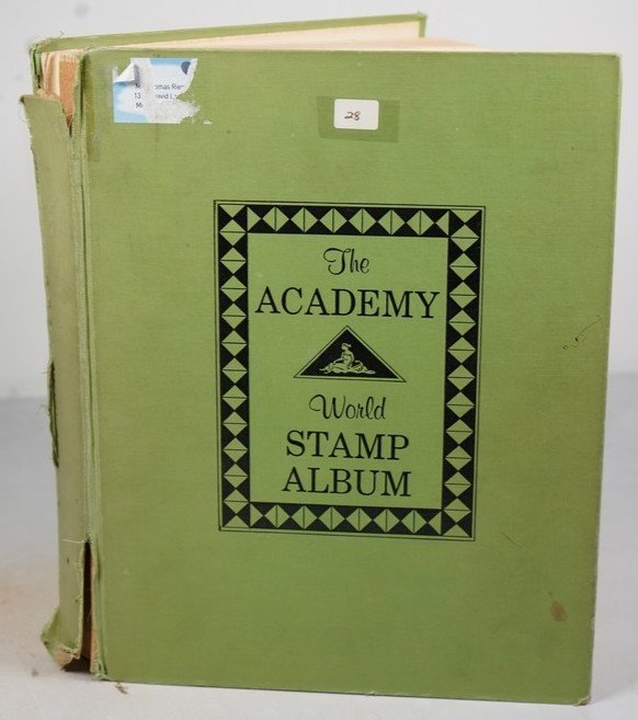 WORLDWIDE A-W 1900s-1940s COLLECTION OF 2,400+ STAMPS MINT & USED IN ALBUM