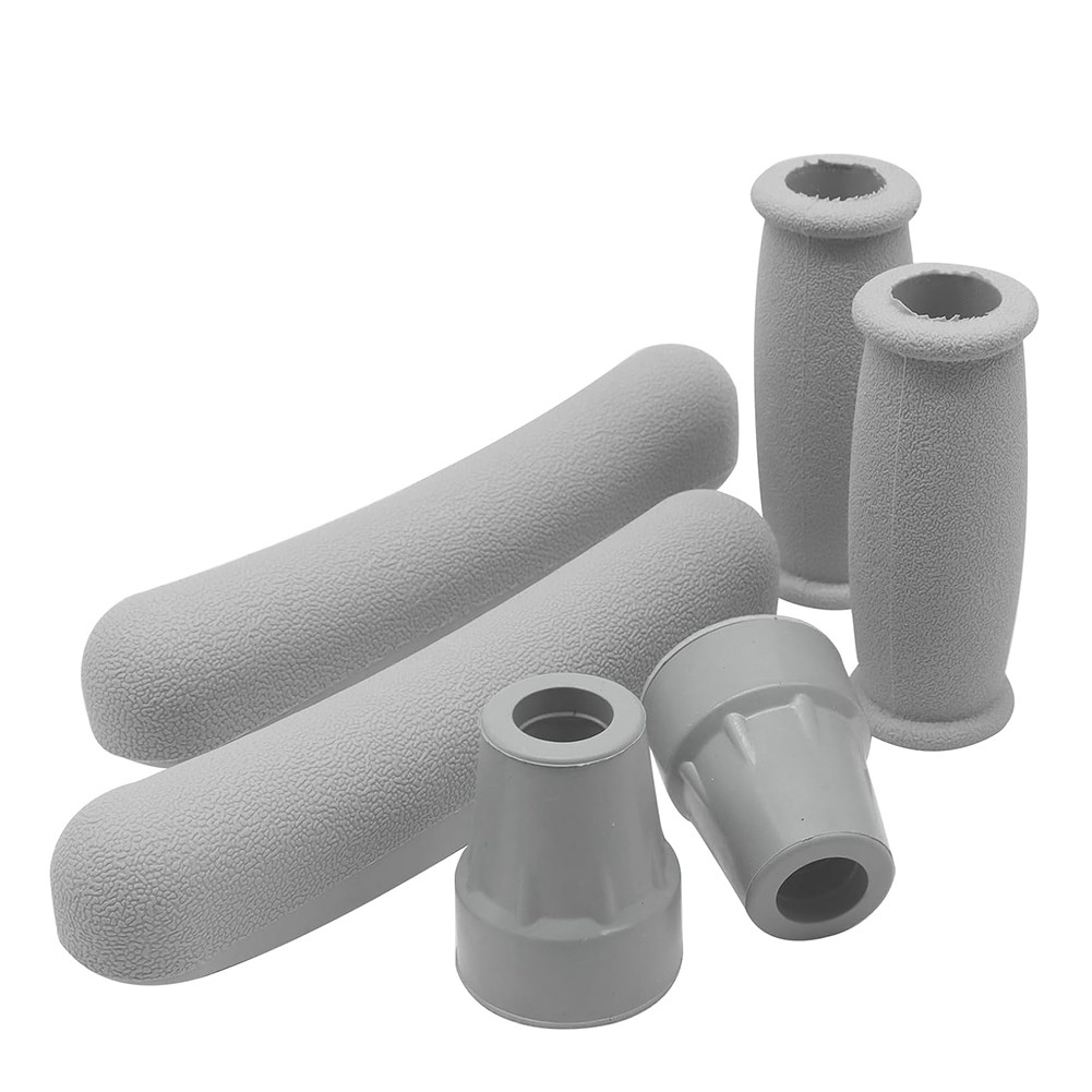 Replacement Crutch Pads 6 Pieces Crutch Replacement Kit with Armpits Hand4543