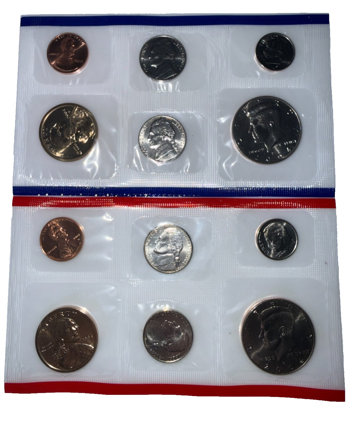 2004 US Uncirculated Mint Set | 22 Coins P & D Folders | As Pictured