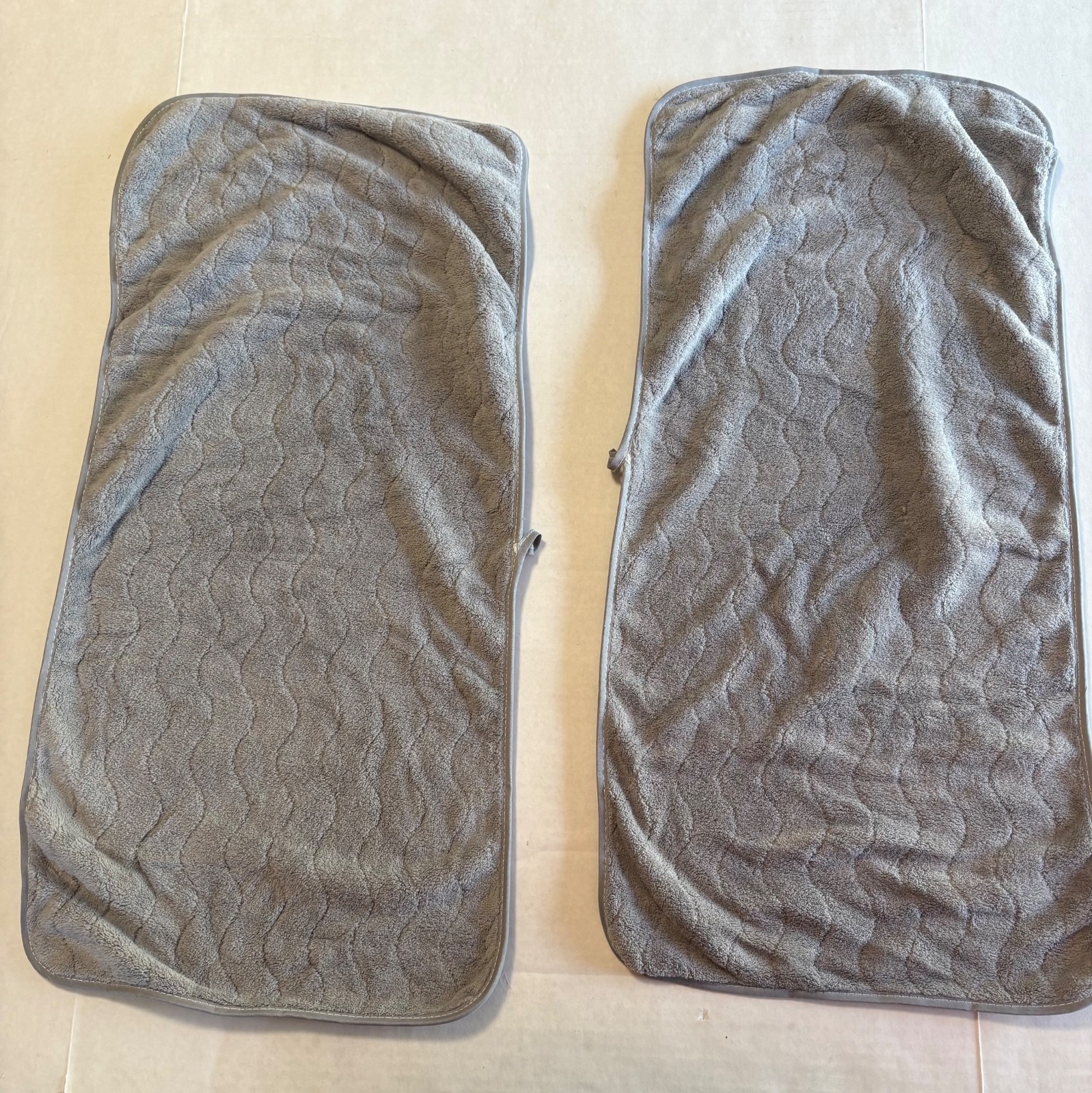 Two gray dish towels- new