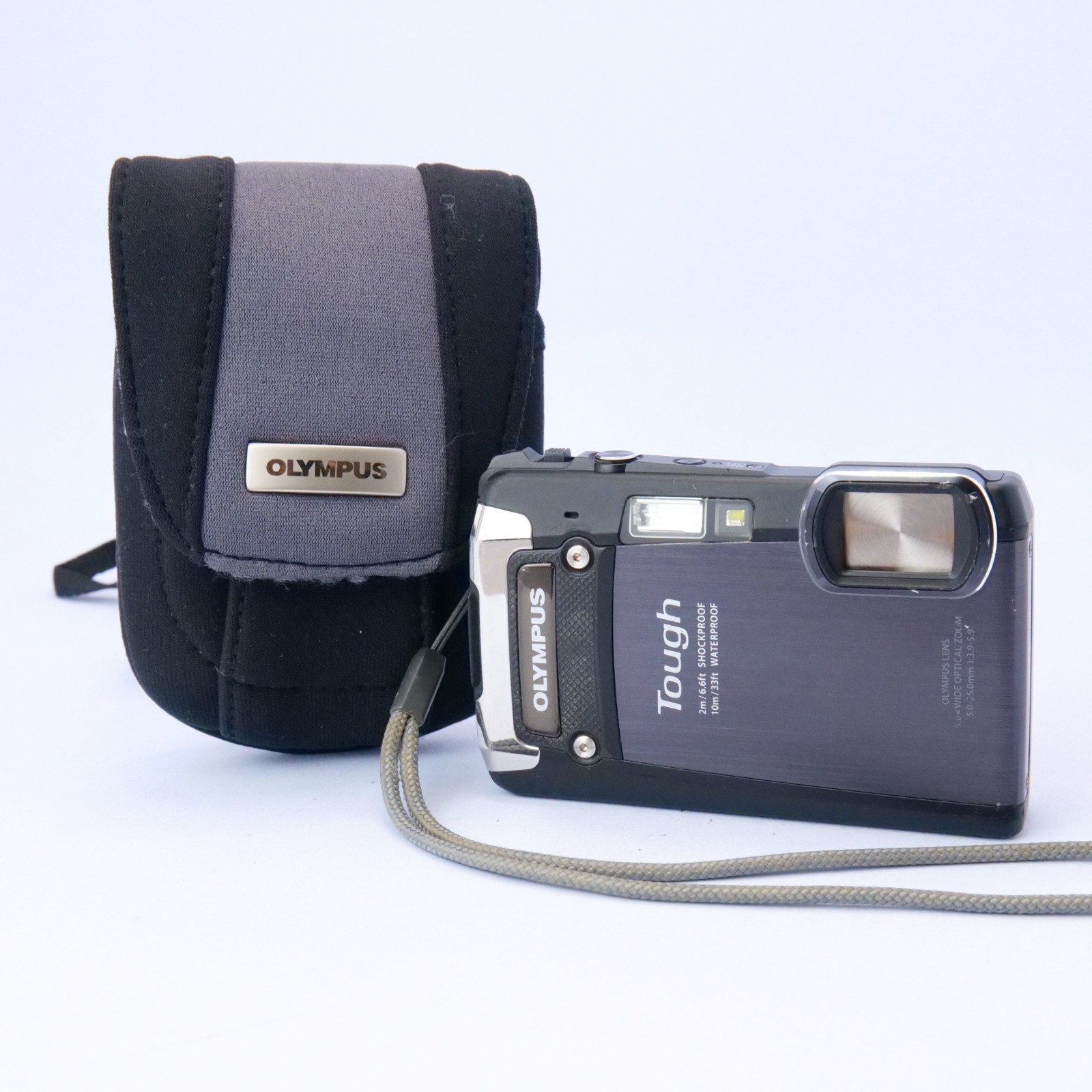 Olympus Tough TG-820 Digital Camera 12MP 5x Zoom Tested No Battery