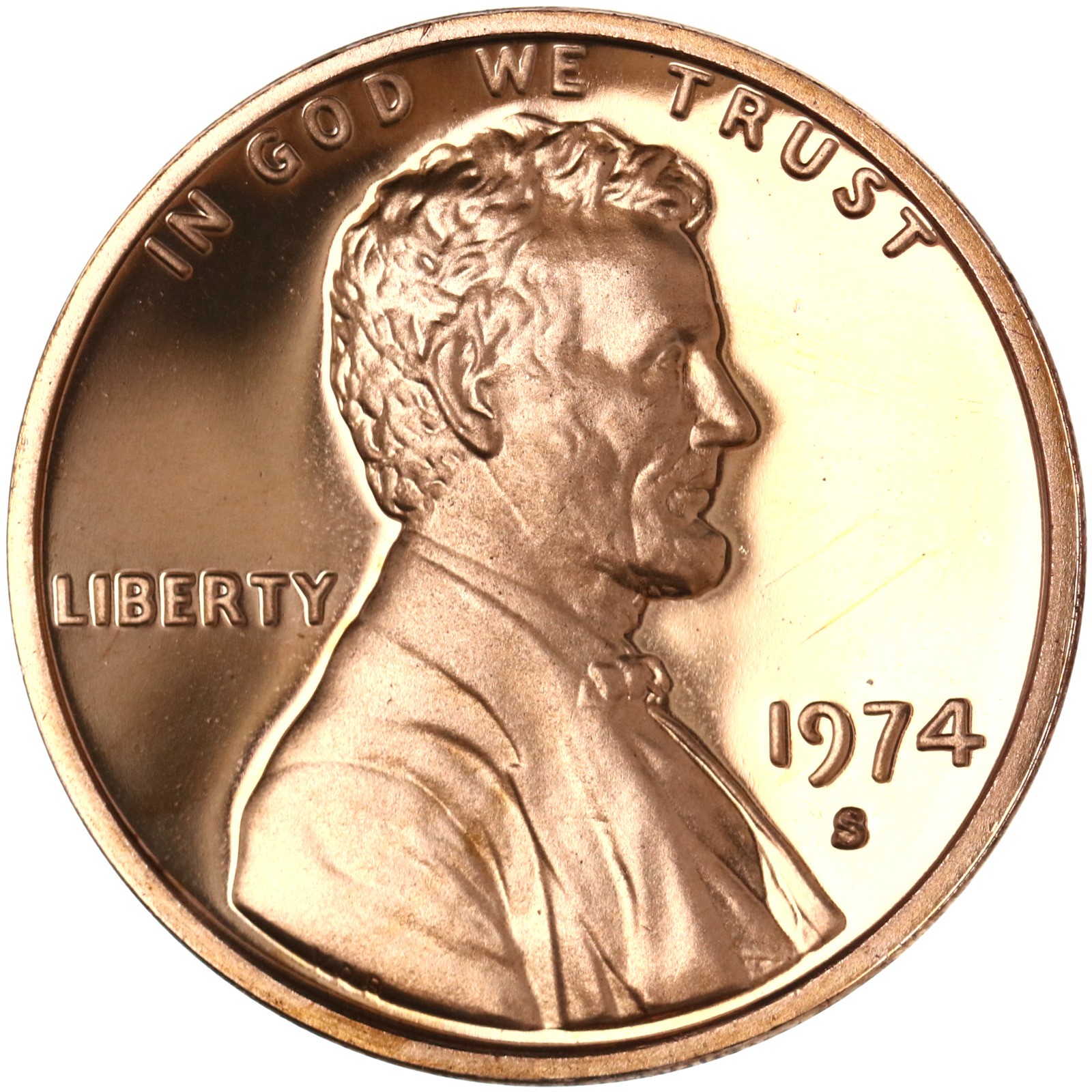 1974 S Lincoln Memorial Cent Gem Cameo Proof