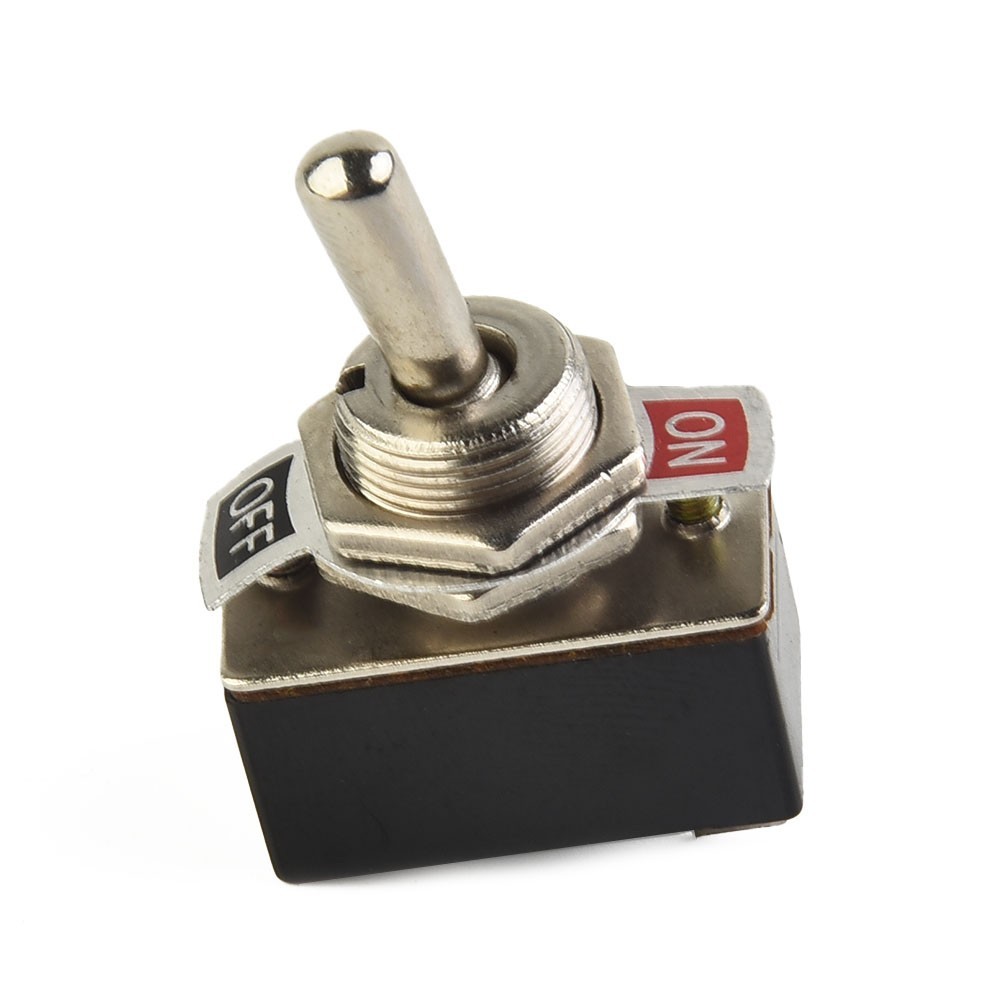 Brand New for TOGGLE Switch SPST 6A On/Off SPST Switch for TOGGLE 12mm 1PCS 2