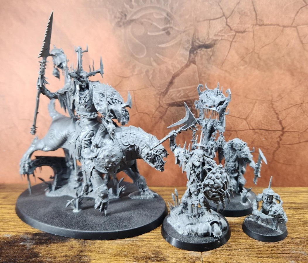 Kruleboyz Killaboss on Great Gnashtoof + Killaboss with Stab-grot + Belcha-banna