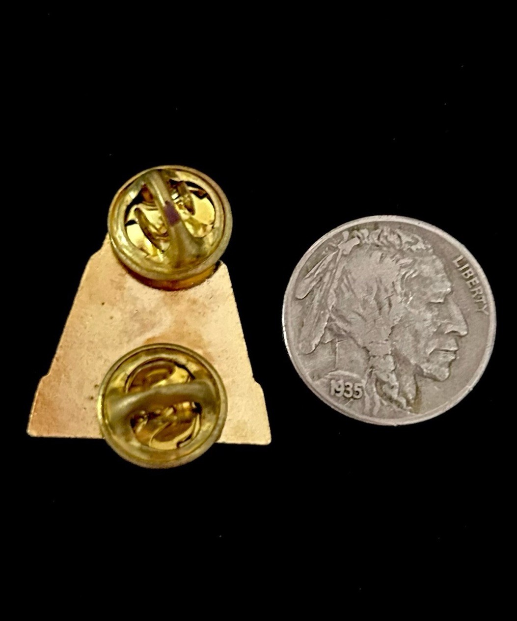 US ARMY 19TH CORPS XIX INSIGNIA HAT PIN WW2 Remake