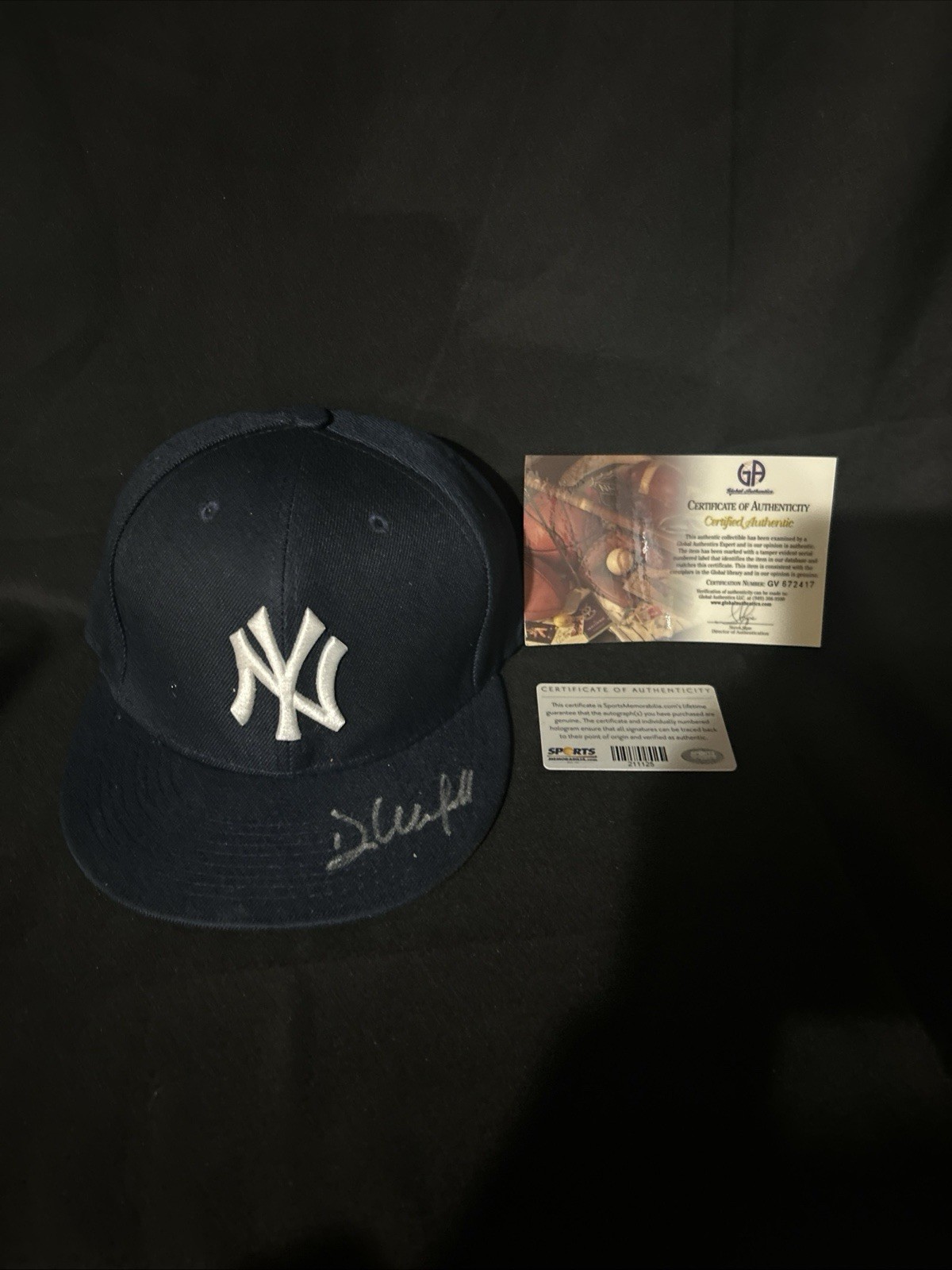 Dave Winfield Autographed Baseball Hat Global Authentics