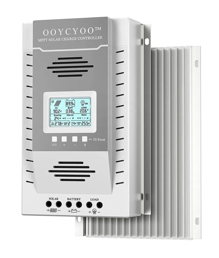 100A  MPPT Solar Panel Regulator Charge Controller Auto 12V 24V  T6