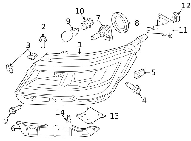 Genuine Ford Control Module FB5Z-13C788-B