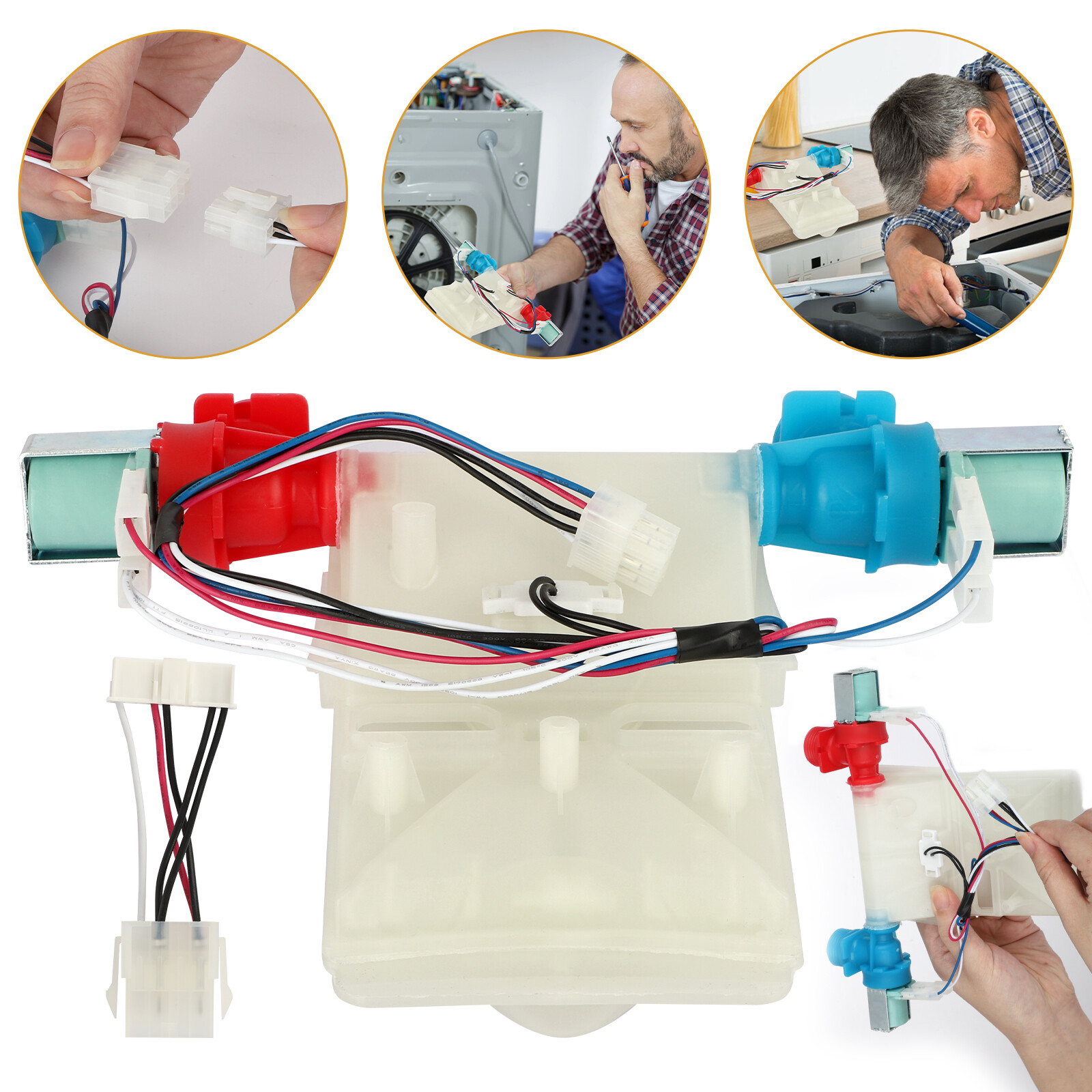 W11210459 Washer Water Inlet Valve Part W10869799 W11025984 W10701459 W10838319