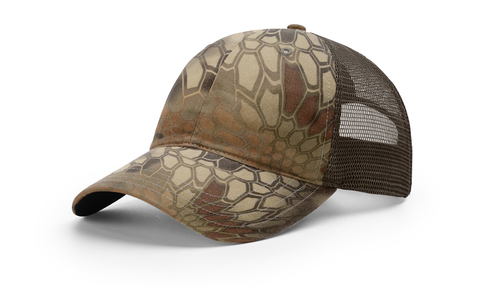 Richardson 111 Garment Washed Trucker Hat Unstructured Mesh Back Relaxed OSFM