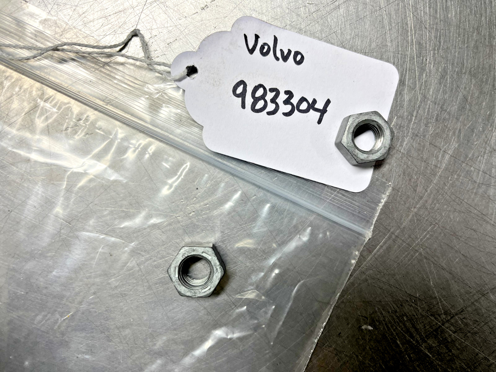 983304  GENUINE OEM  Volvo  NUT  QTY of 2 Nuts  Ingersoll Rand  VOE983304