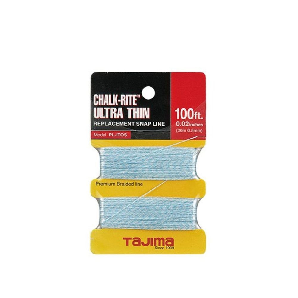 Tajima PL-ITOS CHALK-RITE premium-grade braided line, Ultra Thin 0.5 mm x 100'