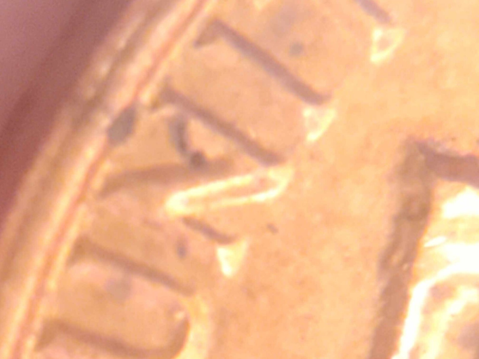 1983 CENT DDR FS-801 Doubled Die Reverse