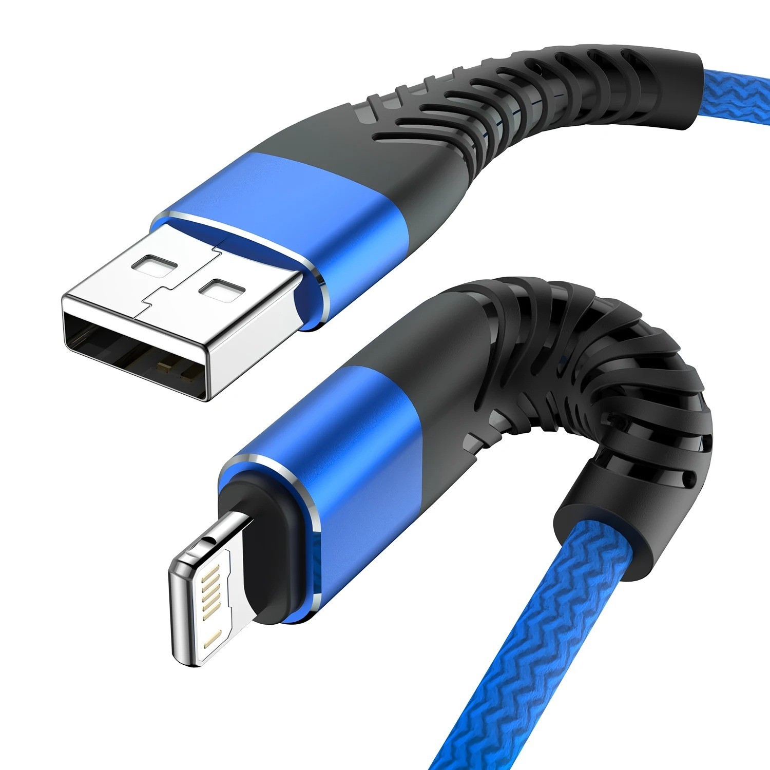 Braided Fast Charger Cable Heavy Duty USB lot Cord For iPhone 13 12 11 X XR 8