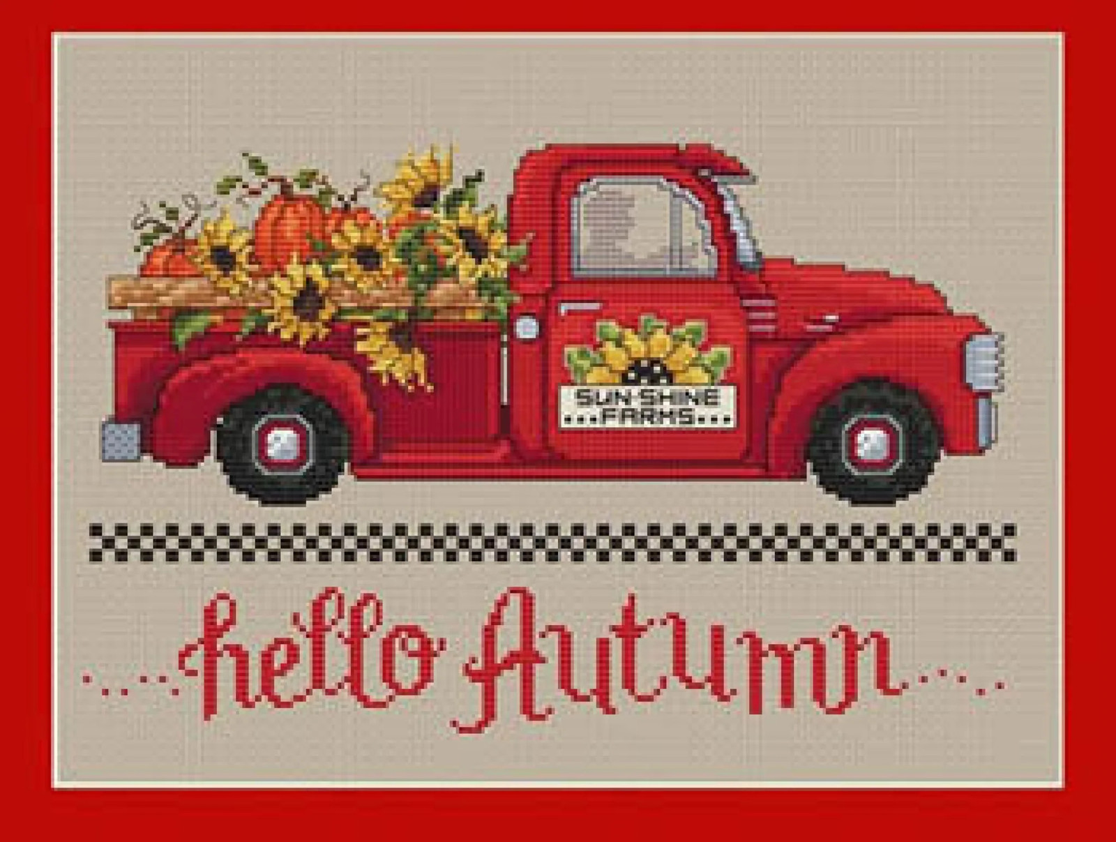 Hello Autumn by Sue Hillis cross stitch pattern