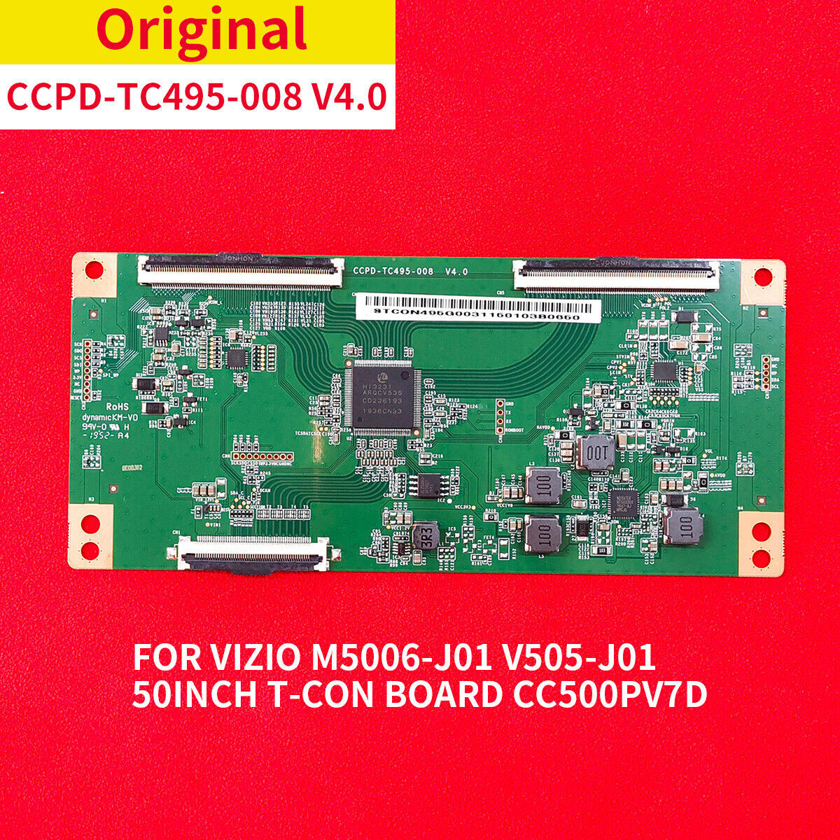 Original CCPDTC495008 V4.0 TCON BOARD CCPD TC495 008 V4.0 50" TV T-con board