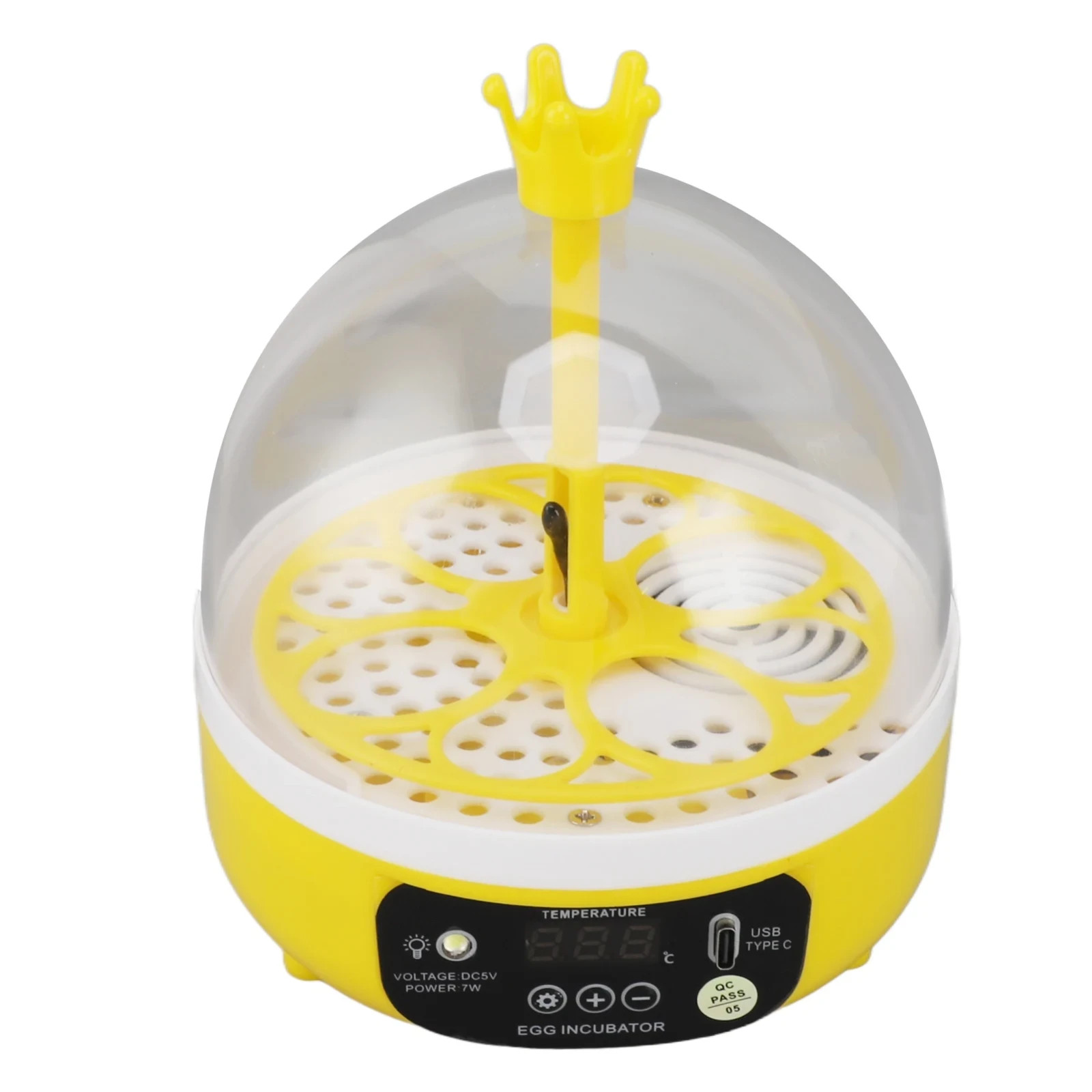 INCUBATOR INCUBATOR 4 EGGS CHICKEN CHICKS ANIMALS AUTOMATIC ADJUSTABLE