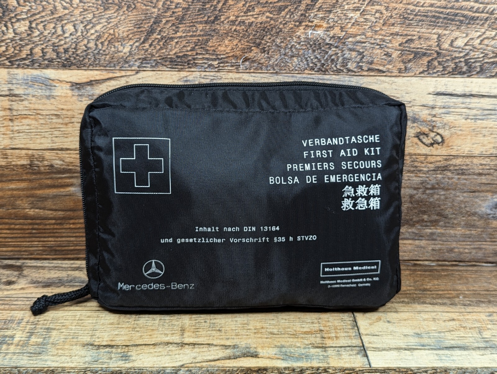 Mercedes Benz First Aid Kit with Black Cover 13164