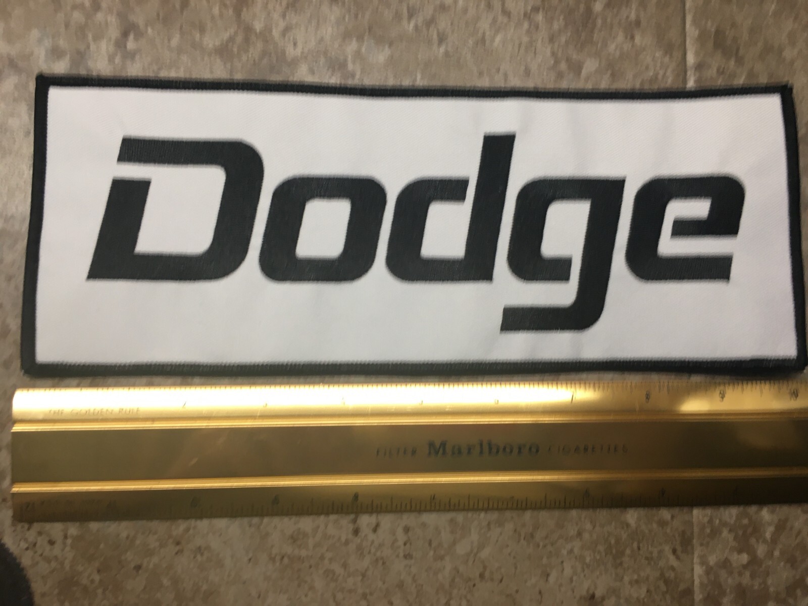 DODGE EMBROIDERED PATCH LARGE 1 PC