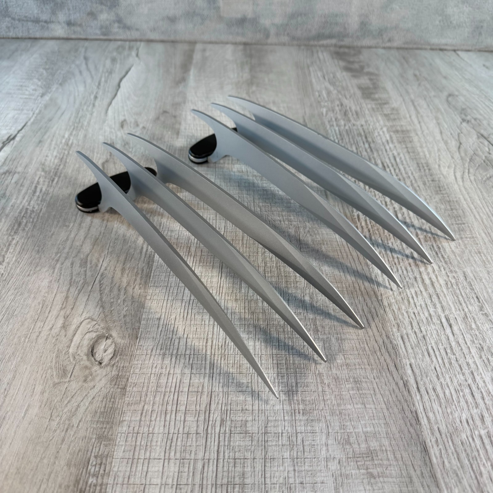 True Claw Stainless Steel Wolverine Claws X-Men Cosplay Prop Pair Marvel Logan