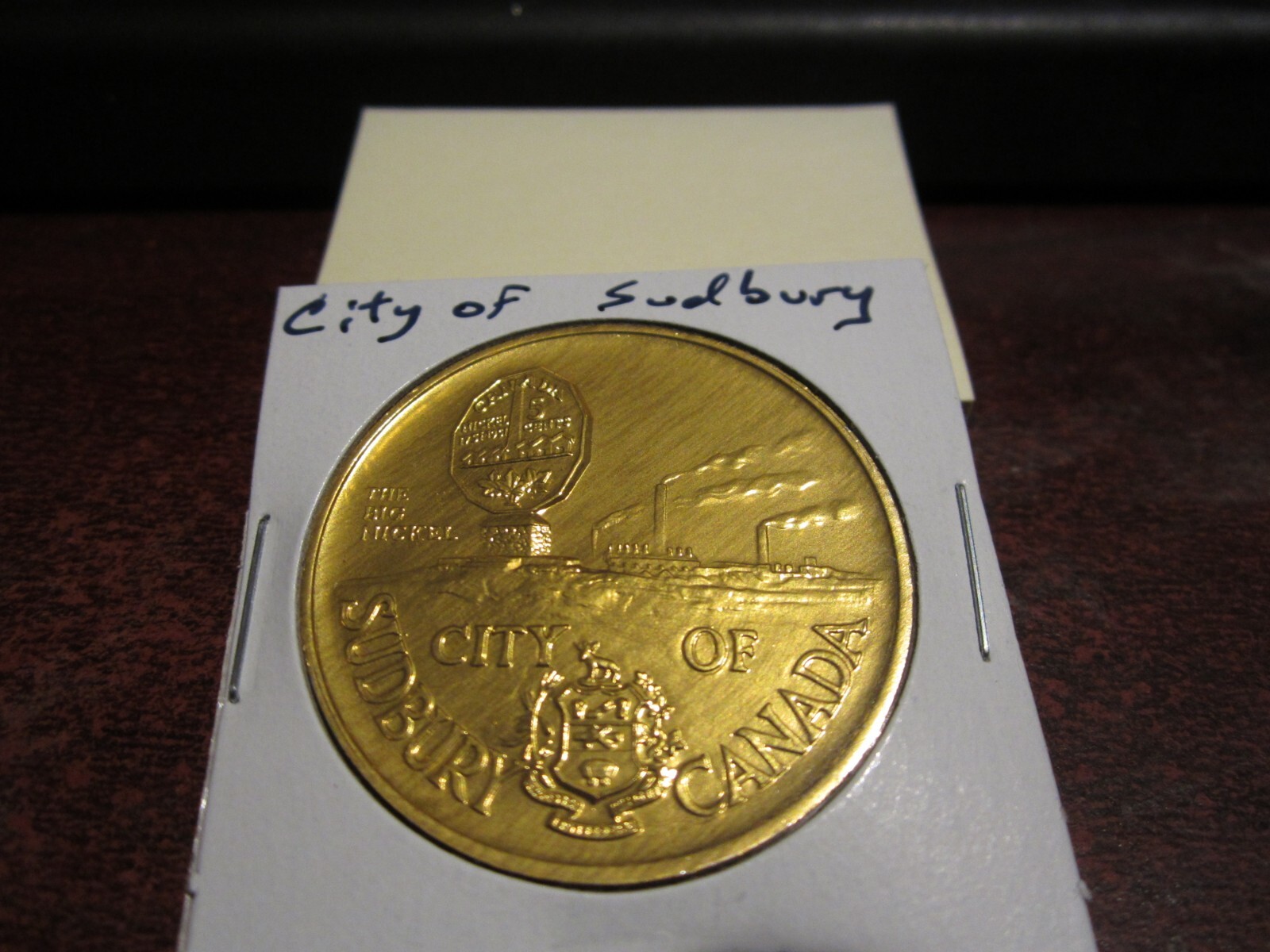 City of Sudbury, Ontario - Canada Commemorative Trade Dollar