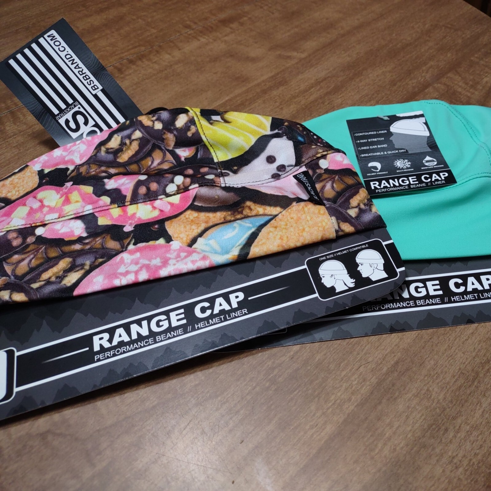 Lot of 2 BlackStrap Range Cap Single Layer Performance Beanie & Helmet Liner NEW