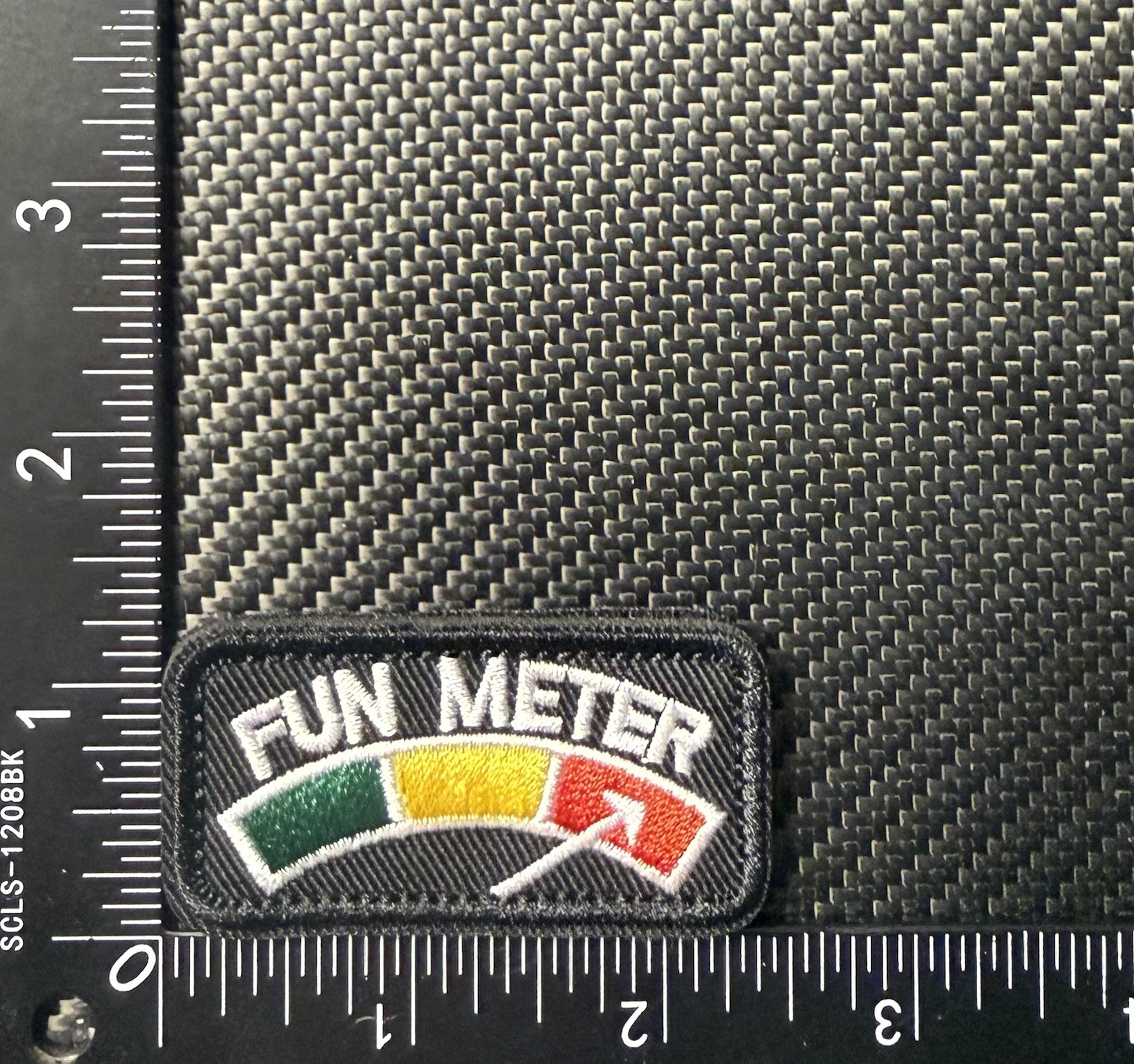 Fun Meter Empty Funny Tactical Morale Patch Hook Loop Black