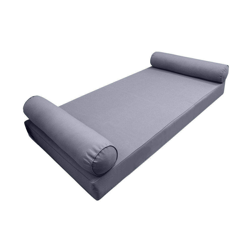 *COVER ONLY*-Style 5 Daybed Mattress Bolster Pillow Pipe Trim Twin-XL Size-AD001