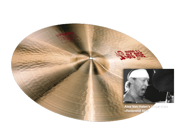 Paiste 2002 24" Big Ride Cymbal/Alex Van Halen/New-Warranty/Model # CY0001061824
