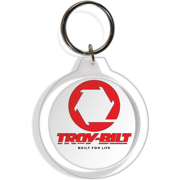 Troy-bilt garden tractor keychain keyring yard lawn mower part holder FOB