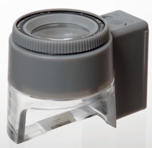 New 8X Illuminated LED Adjustable Stand Magnifier w/ Scale # ML7527L