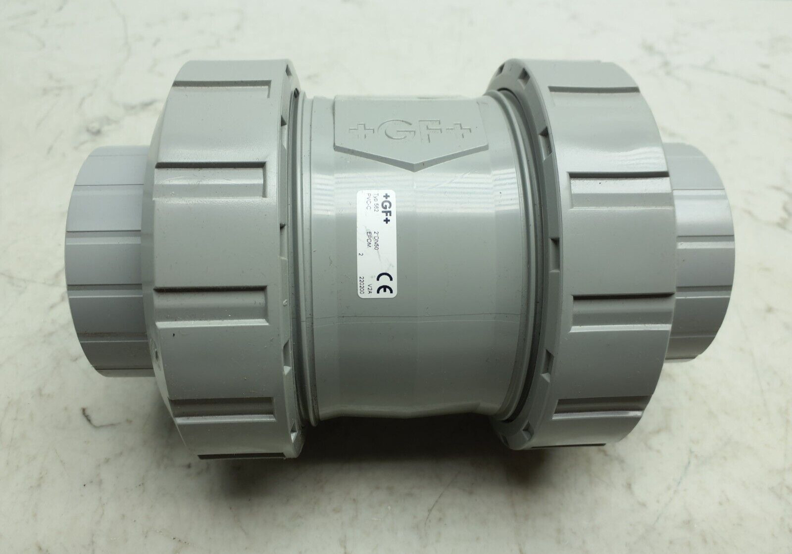 Georg Fischer 163562107 2" Threaded Socket CPVC/EPDM Spring Check Valve *SEE PIC