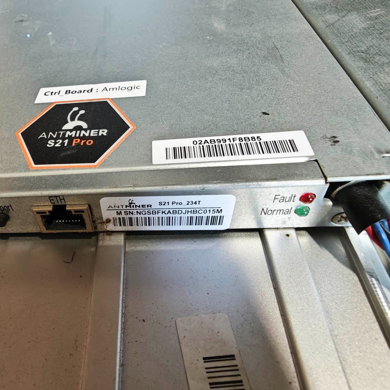 LOT of 4 Bitmain Antminer S21 Pro 234T work on 234-250TH Bitcoin USED custom FW