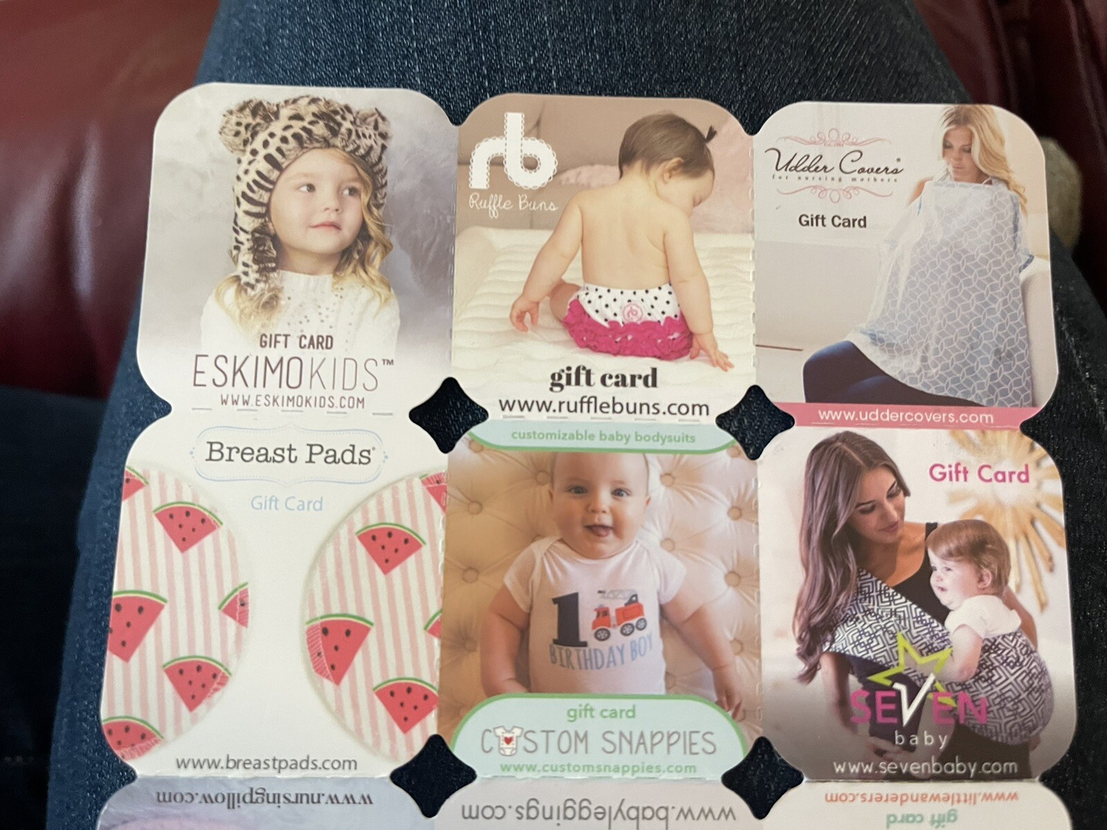 12 Baby gift cards ($535) nursing pregnancy kids newborn new mom leggings