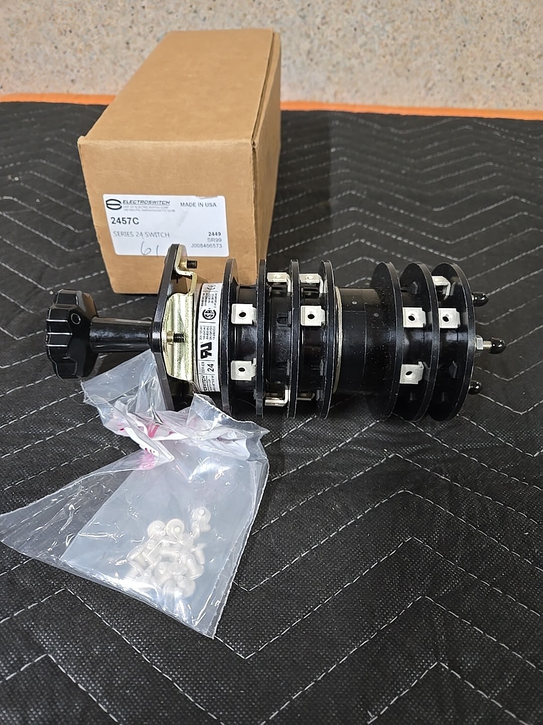 electro switch rotary switch Series 24 #2457C