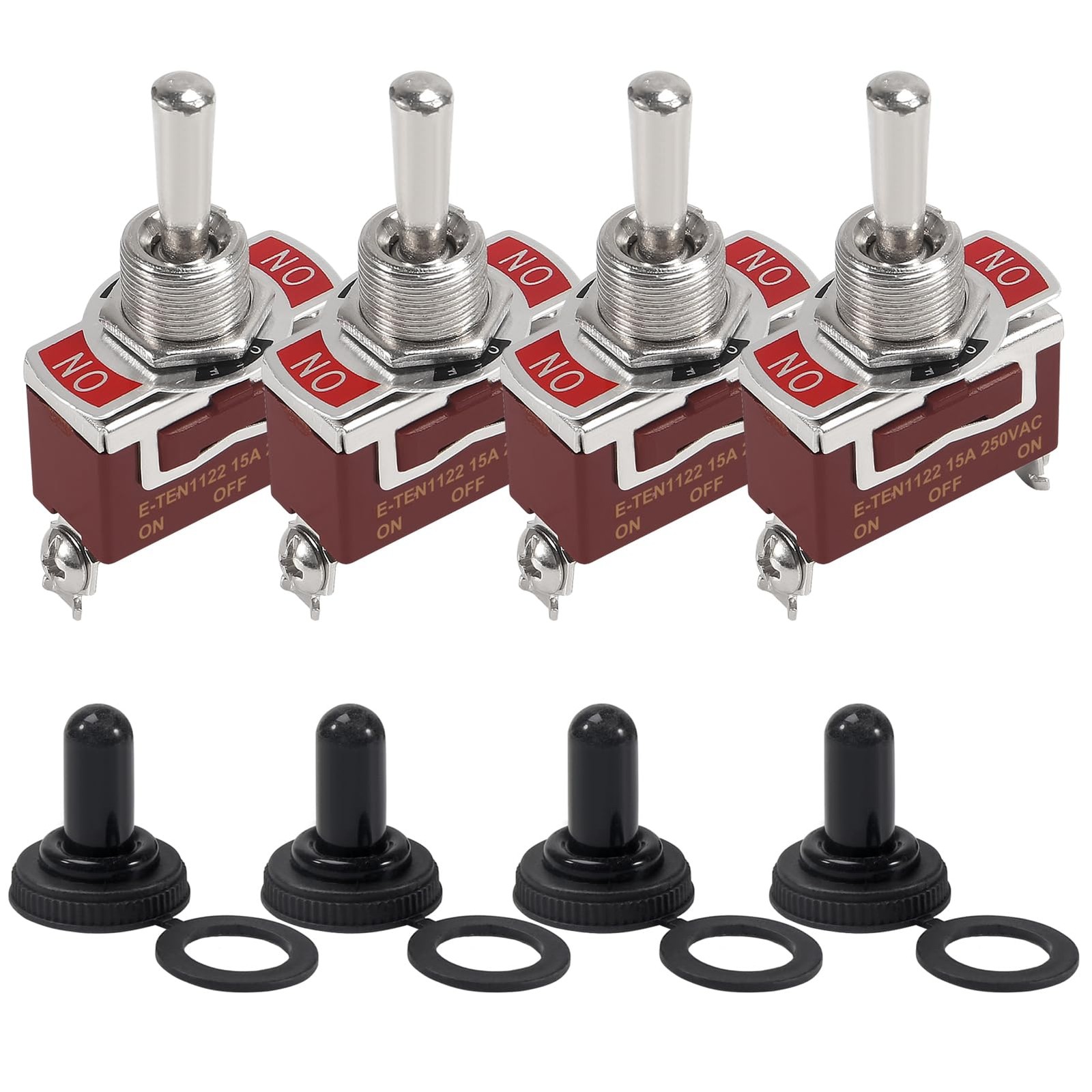 Waterproof Toggle Switch 12V Marine ON Off ON 3 Pin 3 Position SPDT 12 Volt D...