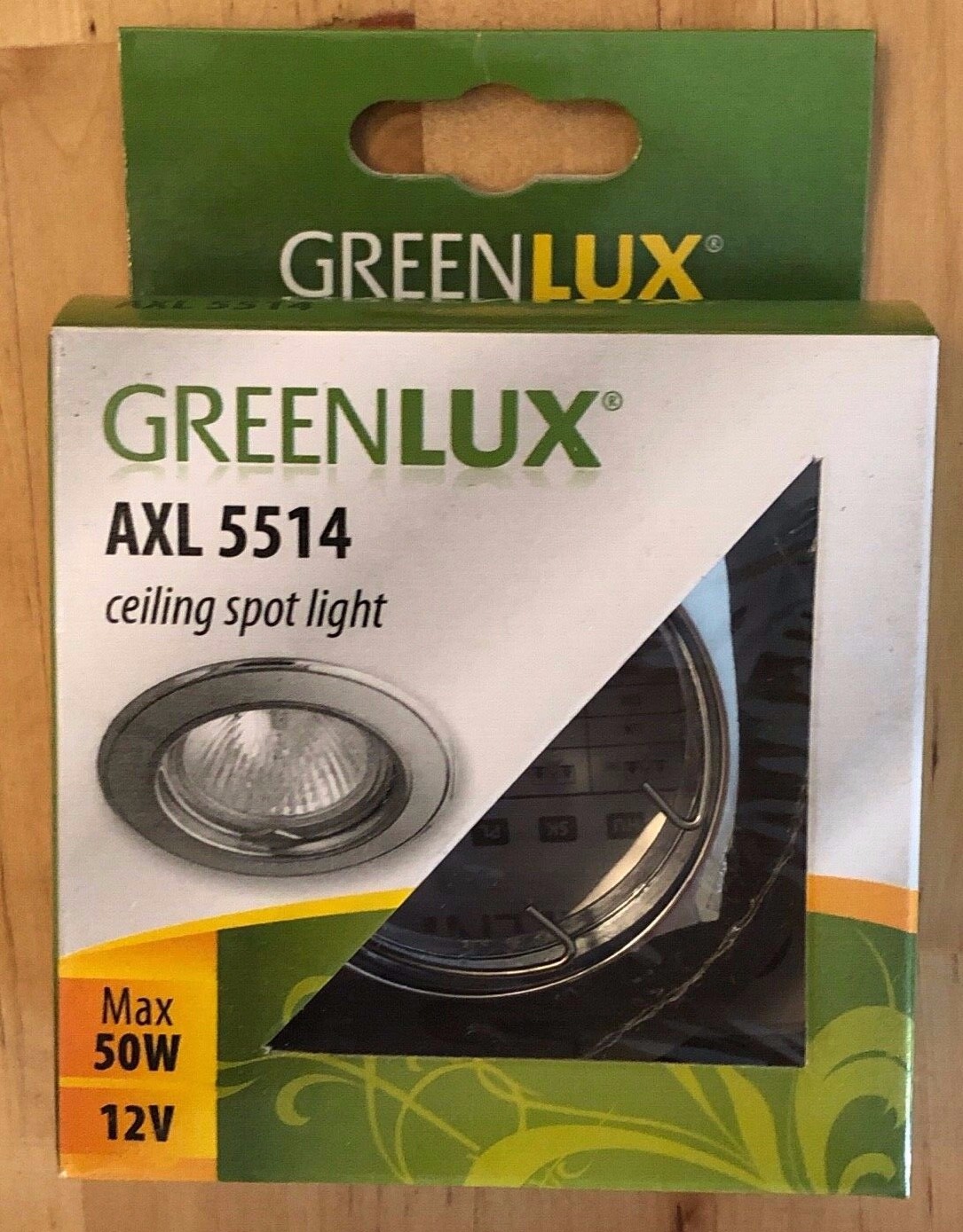 Pack of 10 Greenlux AXL 5514-C Ceiling Spot Light Housing 50W 12V GXPL004 Chrome