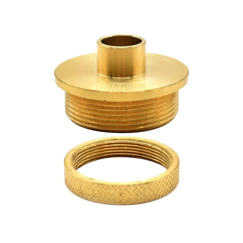 19662 1/2" Brass Router Template Guide with Lock Nut Replaces OEM# 42033