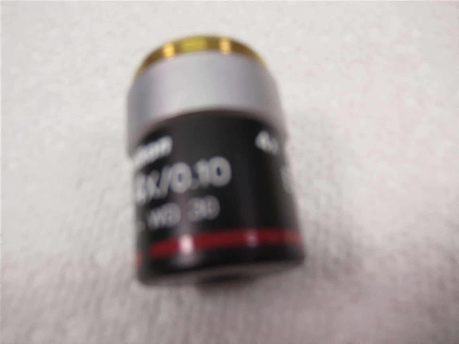 Nikon Eclipse E Plan 4x Microscope Objective Lens WD 30