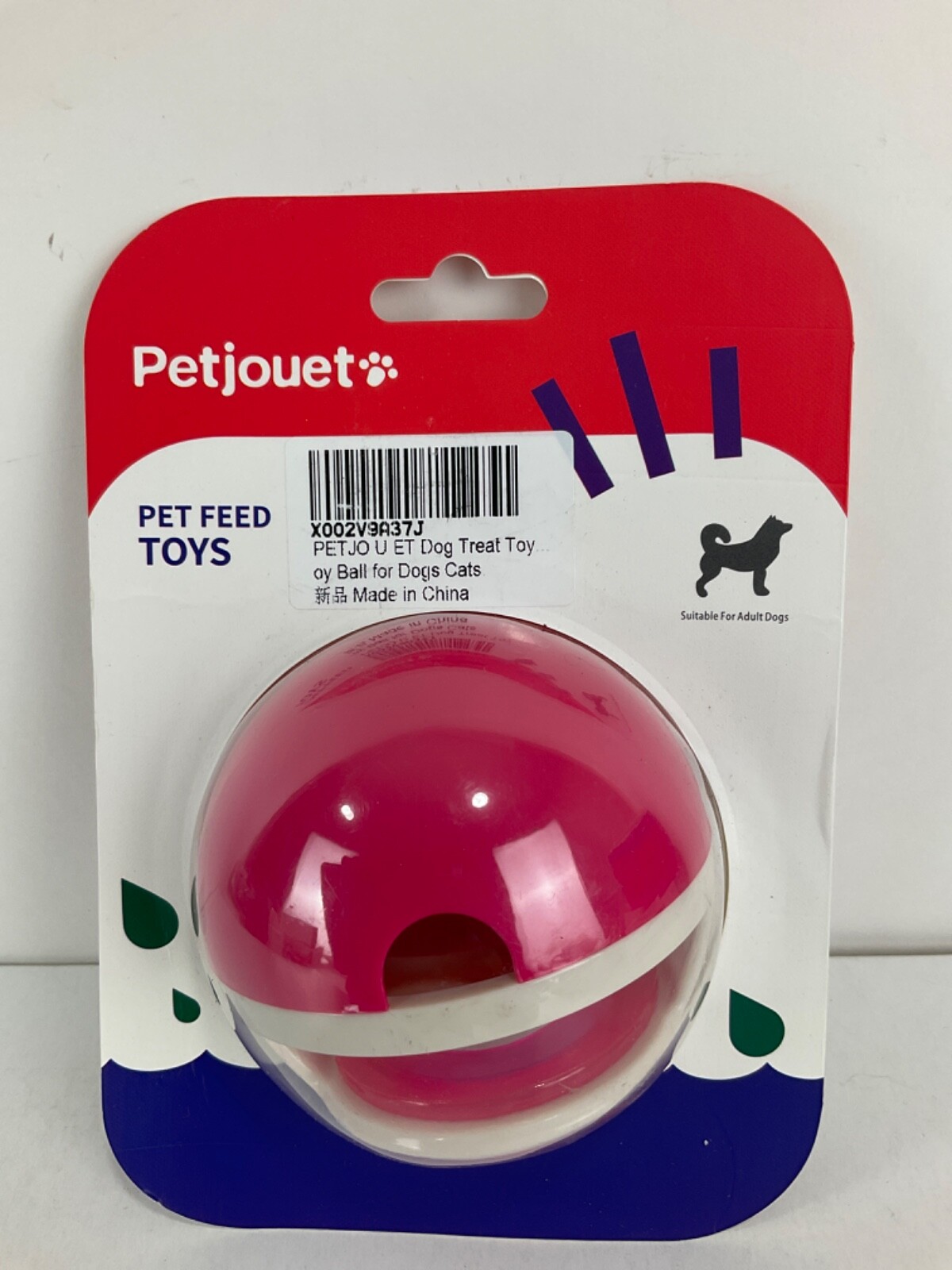Petjouet Pet Feed Toys Dog Treat Toy Ball For Dogs & Cats