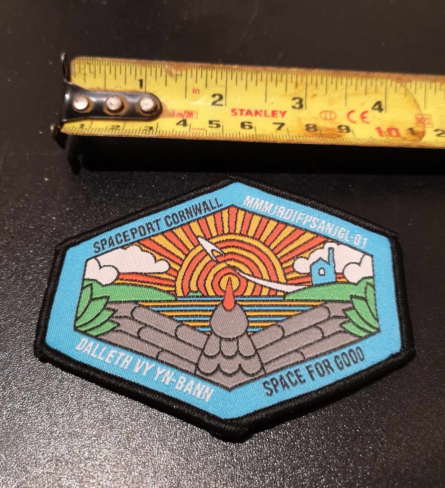 Spaceport Cornwall Mission Patch - Virgin Orbit Launch - Space For Good - Rare