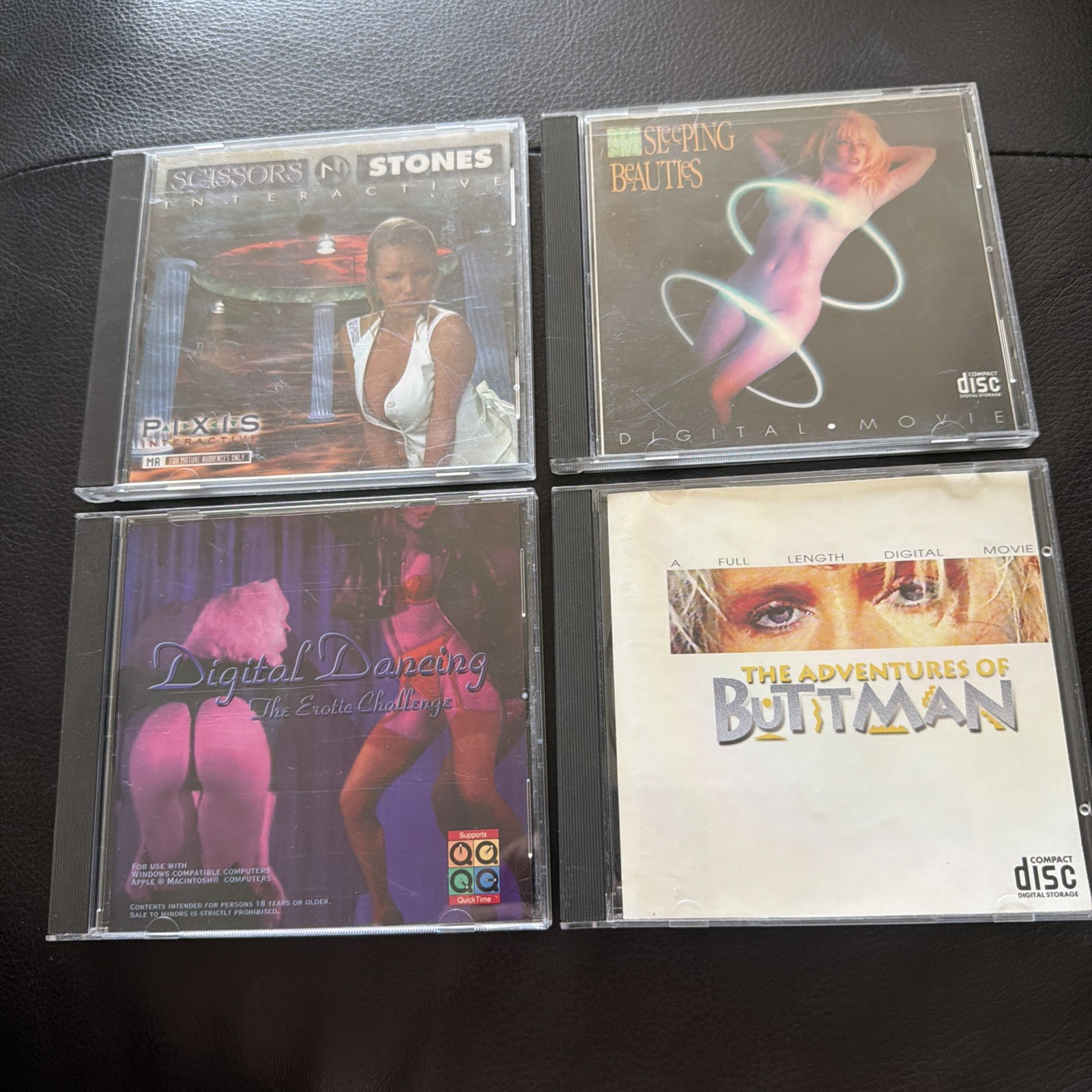 Adult Mature Game Lot by Pixis Interactive CD Game Lot X4 For Macintosh Apple