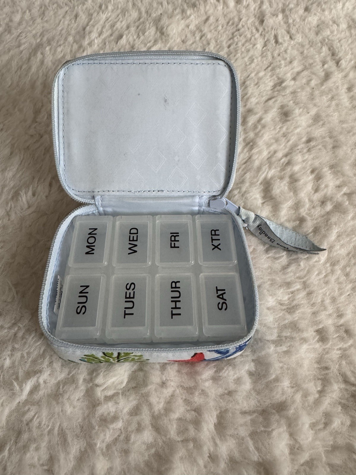Vera Bradley Pill Case Decorative Design Used In Great Condition