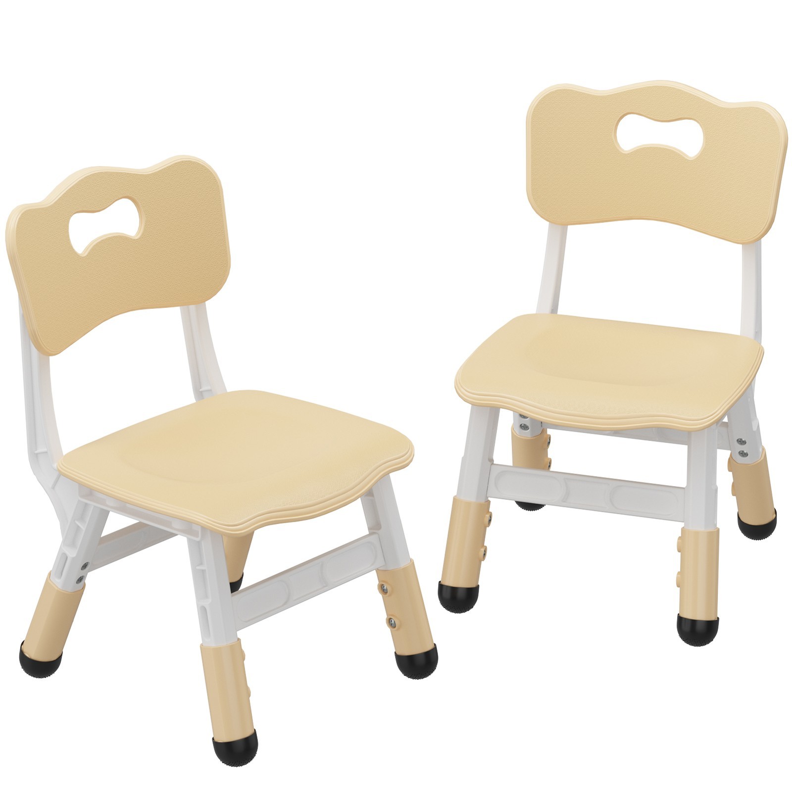 2-Pack Kids Activity Chairs for Play Study Desk Playroom with Adjustable Height