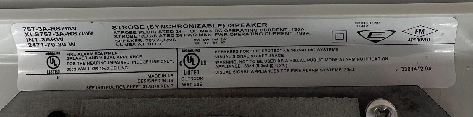 Edwards 757-3A-RS70W - Same Day Shipping (SEALED)